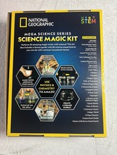 National Geographic Mega Science Series Magic Kit New Open Box 100 easy Tricks