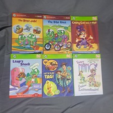 Leapfrog Tag and Reader Lot of 6 Books Disney Fancy Nancy Phonics Education Read