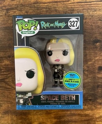 Funko Pop! Digital 327 Space Beth Ultra LE 5000 Rick and Morty w/Protector