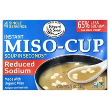 Instant Miso-Cup®, Reduced Sodium, 4 Envelopes, 1 oz (29 g)