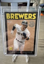 2021 Topps -1986 Topps Baseball 35th Anniversary Keston Hiura #86B-31 Black /299