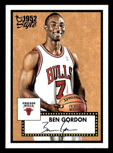Ben Gordon #39 2005 Topps 1952 Style card