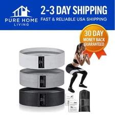 3-Pack Non-Slip Yoga Resistance Bands - Versatile Workout Bands for All Levels