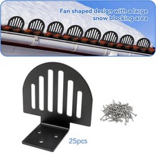 Pack of 25 Snow Guards for Standing Seam Metal Roofs