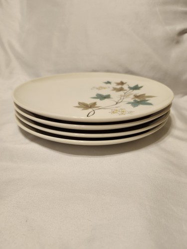 Vintage Syrakus Porzellan "Sorglos Woodbine" 10 Zoll Essteller ~ 4er Set - Bild 5 von 5