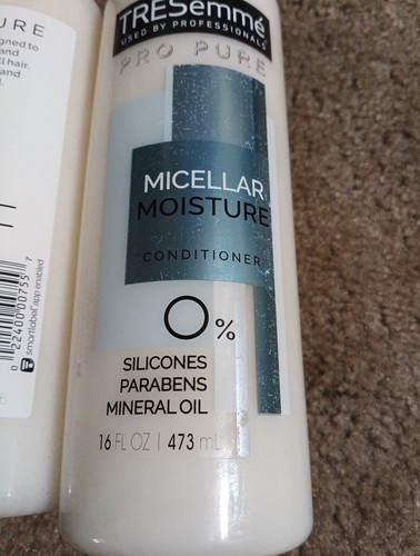(2 Pack) Tresemme Pro Pure Micellar Moisture Daily Conditioner 16 fl oz - Picture 5 of 5