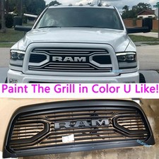 Upper Grille For Dodge Ram 2500 3500 2010-2018 Big Horn Grill Wletter Black Upper Grille For Dodge Ram 2500 3500 2010-2018 Big Horn Grill Wletter Black