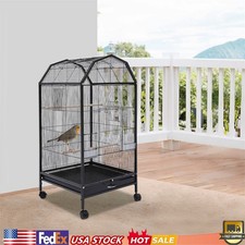 Bird Cage Large Play Top Parrot Finch Cage Macaw Cockatoo Pet Supply with Stand