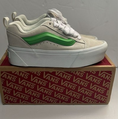 Vans Knu Stack Gray Green Platform Sneakers Men 6.5 Women 8 VN000CP6CY9