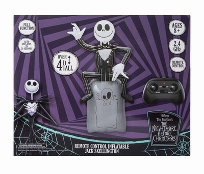 ナイトメア・ビフォア・クリスマス Jack リモコンスノーモービル ラジコン Disney Jack Skellington Remote Control Inflatable Nightmare Before