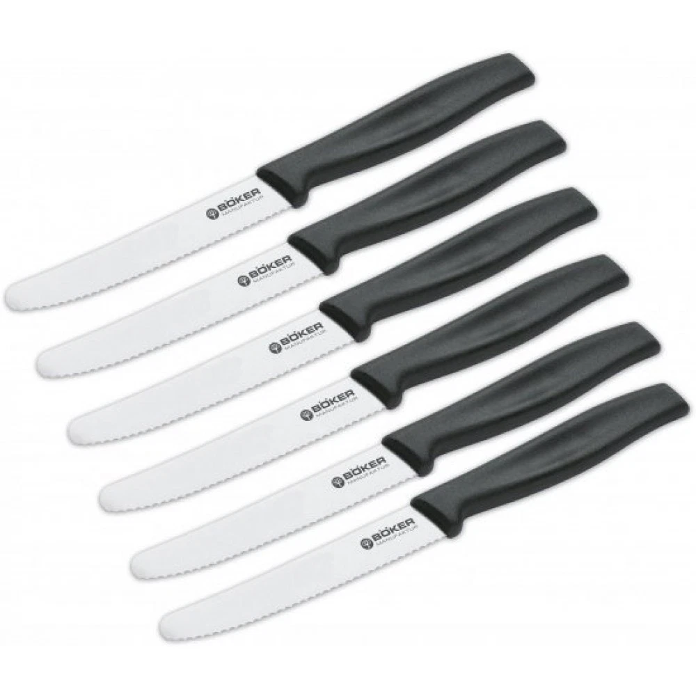 BÖKER SOLINGEN Set of 6 Colorful Utility Knives – Featherweight – German Made