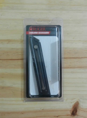 NEW;  Ruger Factory 10 Round Magazine;  22 Cal Mag; Blued Steel; Mark II;  90046