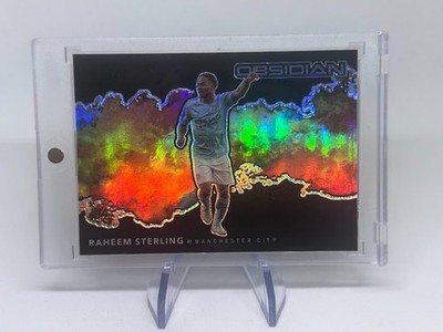 2020/21 Panini Raheem Sterling Colourblast obsidian Soccer Manchester City