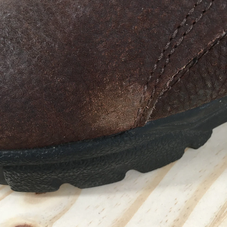 Roper Shoes Mens 12  Slip On Sneakers Comfort Brown Leather Low Top Round Toe - Image 4 of 4