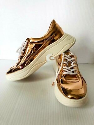 Katty Perry The Vandal Sneakers Rose Gold US Women Size 7  NEW !