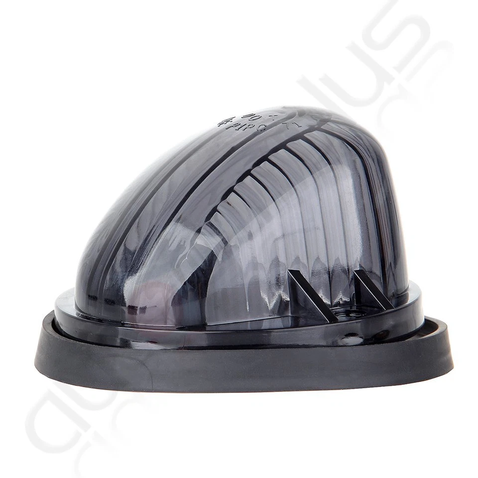 Luz de separación de techo de cabina 1313A lente de humo para Chevy/GMC 73-87 con LED blanco + cableado Foto 4 de 4