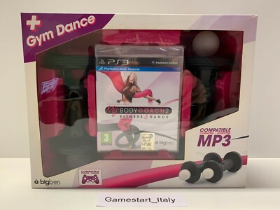 MY BODY COACH 2 FITNESS & DANCE + DUMBBELLS - SONY PS3 - GAME NEW SEALED PAL