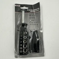 Tool Bench Hardware 12-in-Scrwdriver Set: Includes 6 Bits/5 Sockets