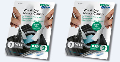 2x Sensor Reiniger Cleaner für APS-C Kamera Green Clean SC-4070 NON Full Frame