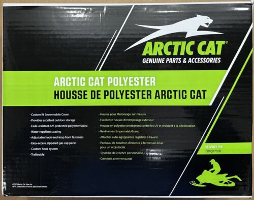 NEW ARCTIC CAT POLYESTER COVER BLACK 2024 ~ 2025 RIOT ZR CATALYST 8639-524 - Picture 2 of 3