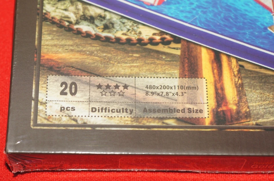 Clever & Happy Golden Gate Bridge  3D Puzzle Model Kit Brand New Sealed - Image 3 of 4