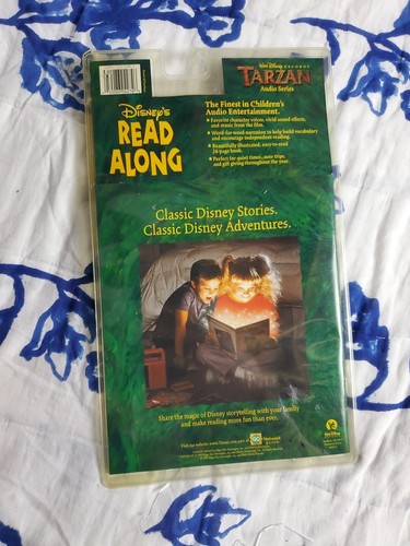 Walt Disney's Tarzan 24 Page Read Along Book & Tape New Sealed+ - Picture 2 of 2