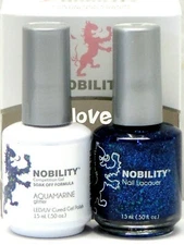 NOBILITY Gel Nail Polish 0.5fl.oz UV/LED Gel Color Duo NBCS111- Aquamarine