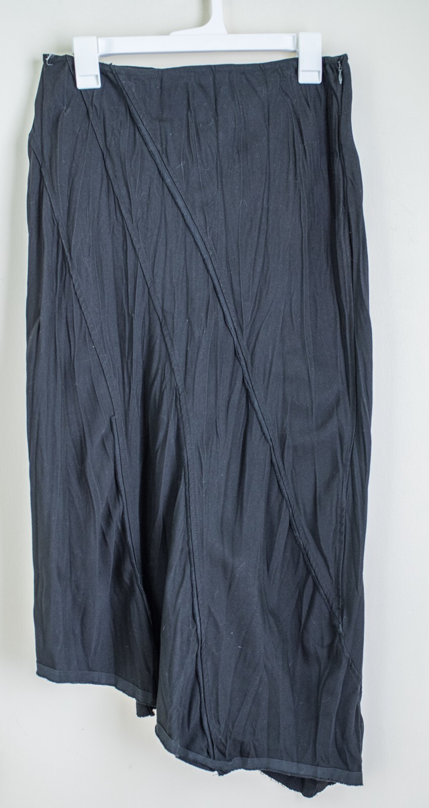 Gaudi women's black solid polyester long skirt EU… - image 1