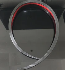 Carbon Fiber Look Car Rear Wing Lip Spoiler Tail Trunk Boot Lid Trim Kit 1.2M