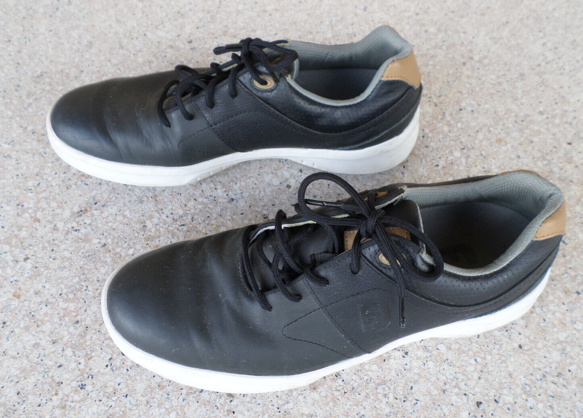 FootJoy Contour Series Mens Dress‎ Golf Shoes Sz 10.5 Black Leather Lace-Up Amazon.com | FootJoy Men main image 4