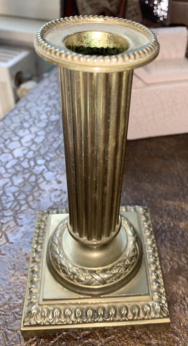Ancien Bougeoir En Bronze - Objet Déco Vintage - Sans Marque