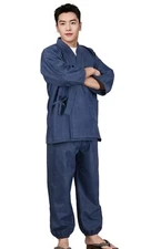 [HOHO AYUMU] Samue fleece-lined workwear for men loungewear for winter c