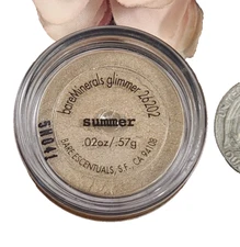 Bare Escentuals I.d. bareMinerals Eye Color Shadow GLIMMER SUMMER .02 oz / .57 g