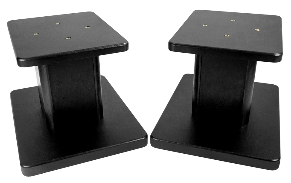 Rockville 8” Black Studio Monitor Speaker Stands For Yamaha HS8 Monitors - Image 4 of 4