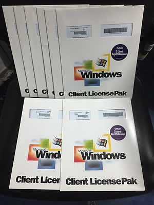 Windows Server 2000 Erweiterungslizenz für 5 Clients mit MwSt-Rechnung