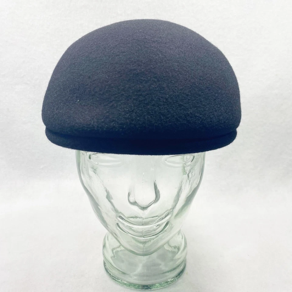 Black Wool Ascot Riding Cap M - Image 2 of 4