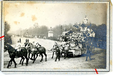 Paris, carnaval, défilé, char Vintage silver print  Tirage argentique  6x8 