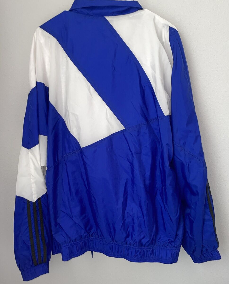 Vintage 90s Adidas Windbreaker Set Navy Blue Track Suit Sz Vintage 90s Adidas Windbreaker Set Navy Blue Track Suit Sz