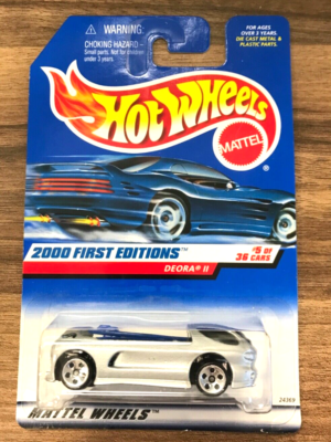 Hot Wheels Deora II #065 HW '00 First Editions 5/36 Silver VHTF