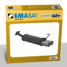 IMASAF Auspuff Sportauspuff für Opel Zafira 16V 1.6 - 2.2 Flansch 2x76mm