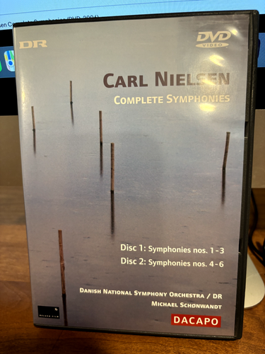 Nielsen Complete Symphonies/ Schonwandt/ Danish National SO, 2 DVDs, 2006, DACAP - Picture 1 of 2