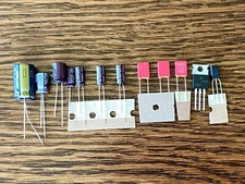 Pioneer PL-518 Speed Repair Kit Capacitors Turntable Recap Set PL-518X (12 parts