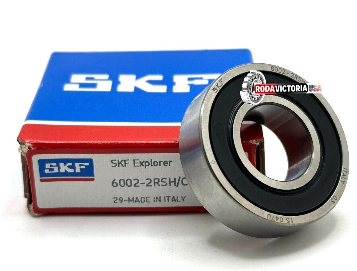 6002-2RS Double Seals Miniature Ball Bearing 15x32x9mm (China Manufacturer) - In