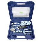 23pc Gardening Tool Set w/ Case Shibori Pattern Aluminum & SS Tools