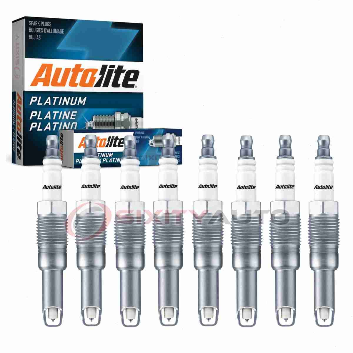 8 pc Autolite Platinum Spark Plugs for 2007-2008 Ford Explorer Sport Trac gj