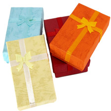 Geschenkboxen Set Zierband Schleife Rechteckig Schmuckpaket