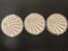 3 1-oz Silver 2020 Scottsdale Mint Reserve .999 Fine Silver Round - Lot of 3