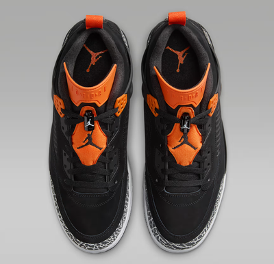 Jordan Spizike Low Shoes Black Starfish Orange Men's | Size 8 - 13