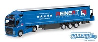 Herpa Reinert Logistik Volvo Fh Gl. Gardinenplanen-Sattelzug Mit Stapler 308465