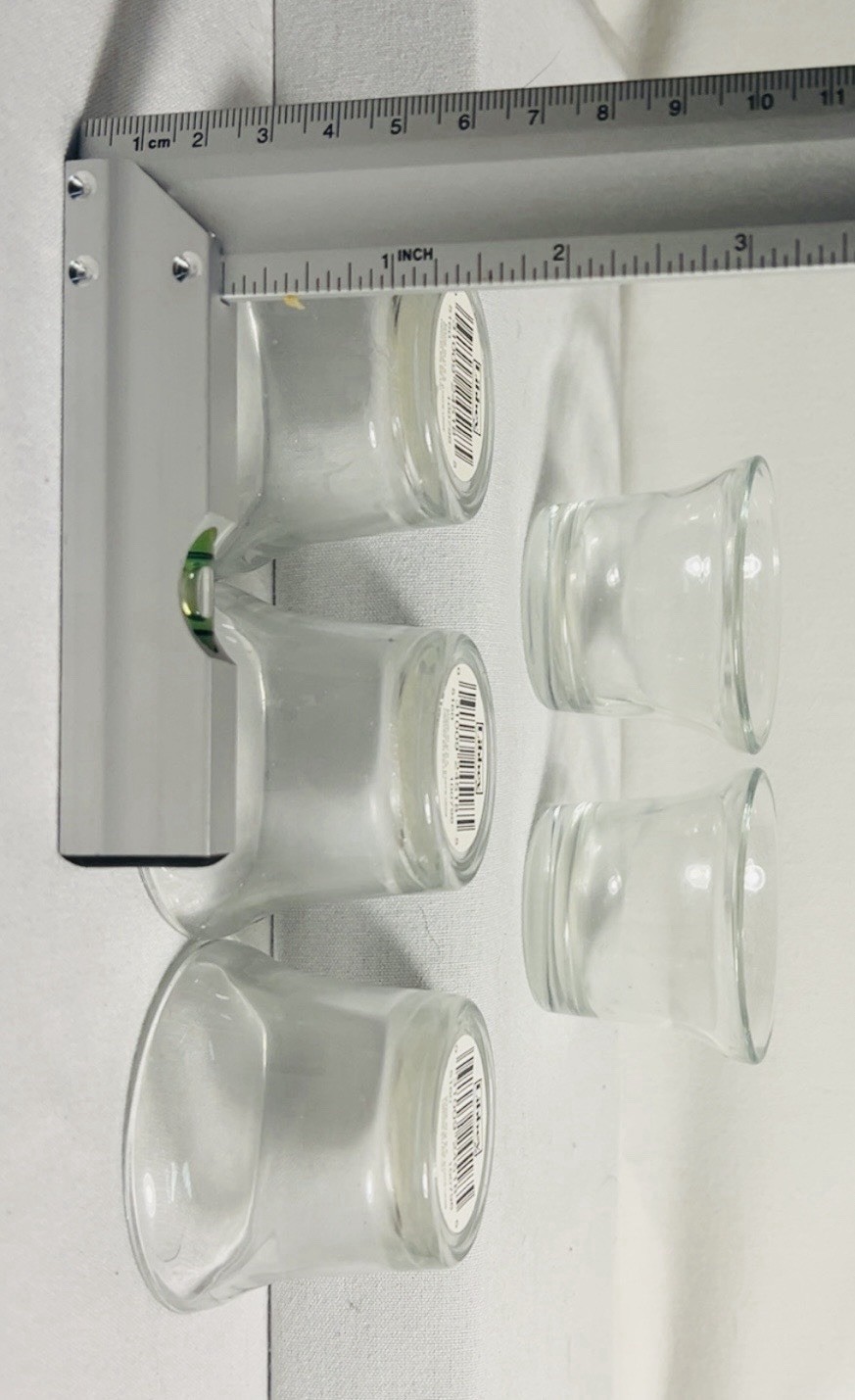LOT OF 10 Clear Glass Votive Candle Holder | Wedding Table Decor | Tealight Cup